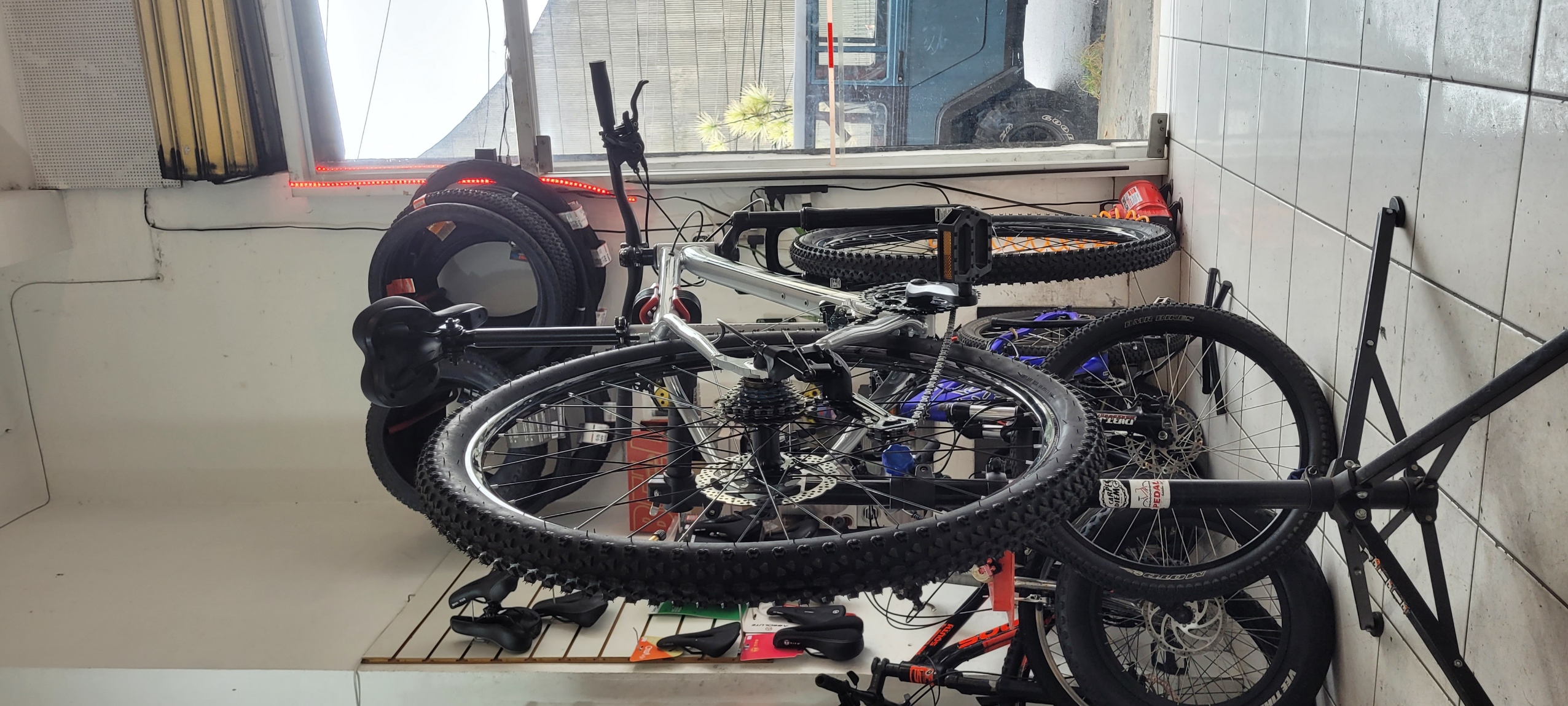 Manutenção preventiva em bicicleta
